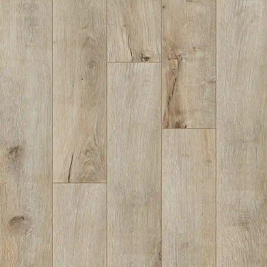 Piso flotante 8 milímetros biselado semibrillo color Oak Lush