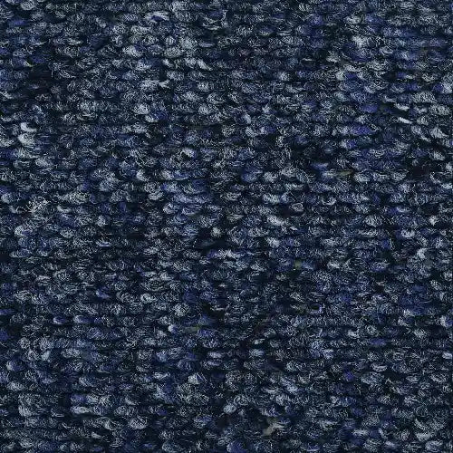 Alfombra boucle muro a muro color azul Varese